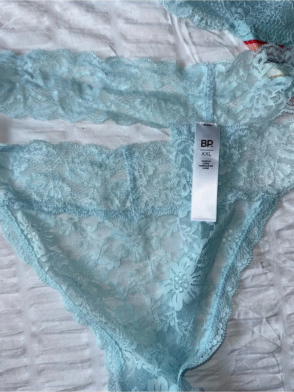 Bp Panties 2 Pair Size XXL Lace Thongs NWT